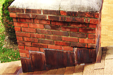 Chimney Flashing rusting