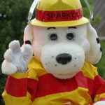 sparky the fire prevention dog