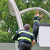 Chimney Liner Replacement in West Hartford - off of Main St. 