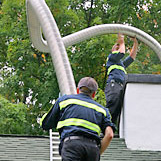 Chimney Relining Service performed at home in Wallingford ct