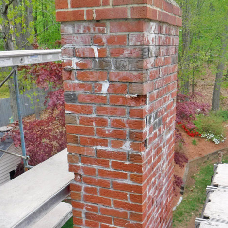 spalling chimney repair services in glastonbury ct