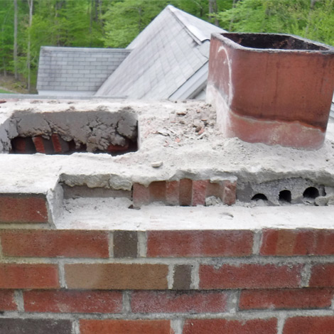 Chimney Masonry Repair and Tuckpointing Portland CT