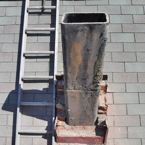 Rebuilding a Chimney in Simsbury CT