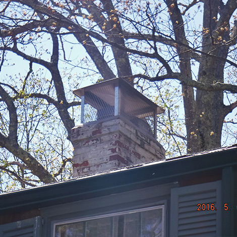 Collinsville CT New Chimney Cap Installation