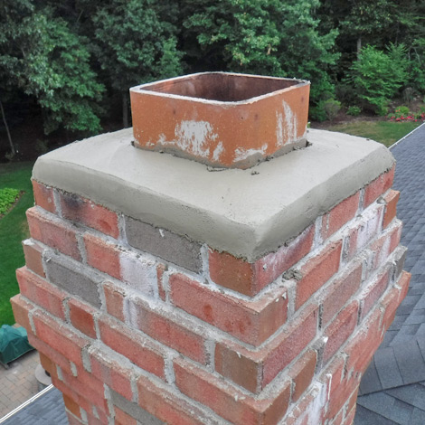 glastonbury ct chimney crown repairs 