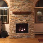 contemporary gas fireplace in granby ct