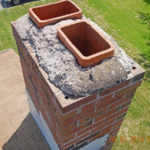 damaged chimney and chimney repair