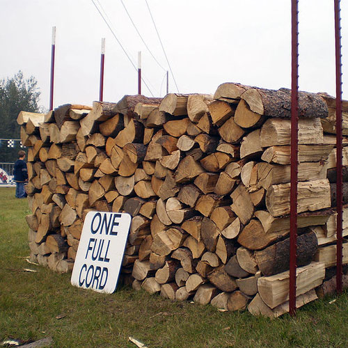 Full cord of wood for wood burning fireplace in Britain CT