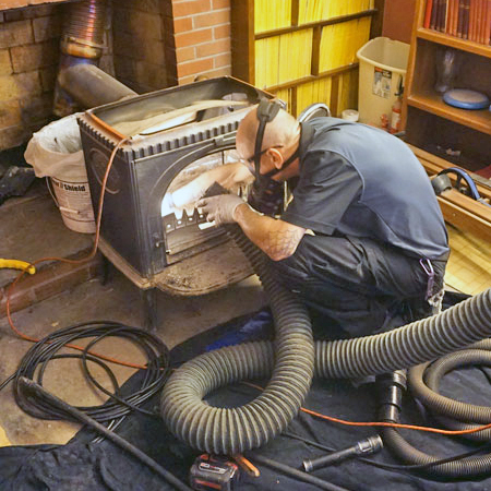 Wood Stove cleaning in Bristol, CT