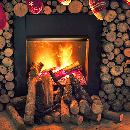 Wood Burning Fireplace in New Britain, CT