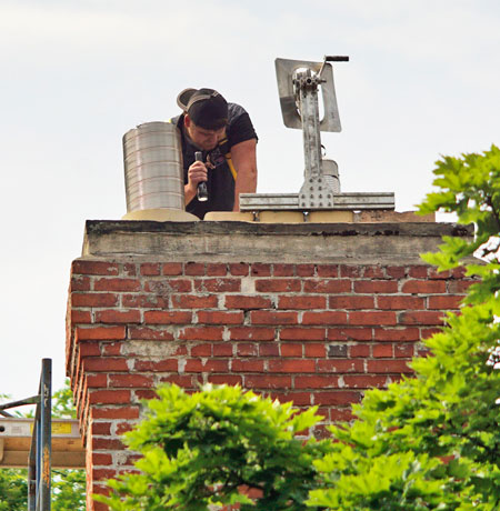 Chimney inspection in Bristol, CT