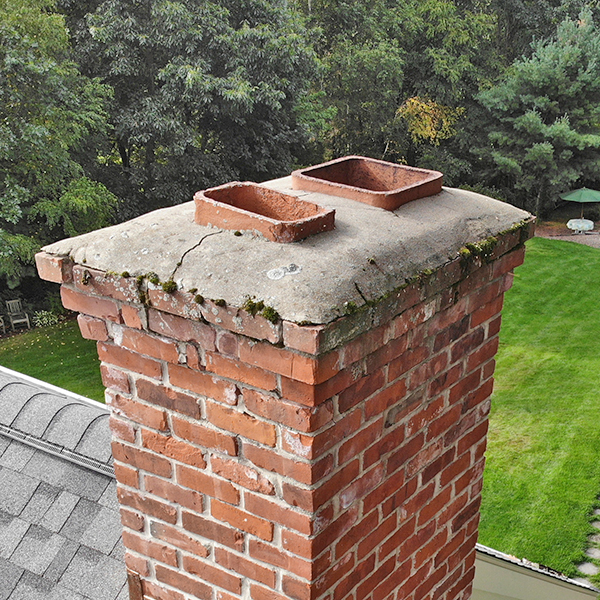 cracks in chimney in Avon CT
