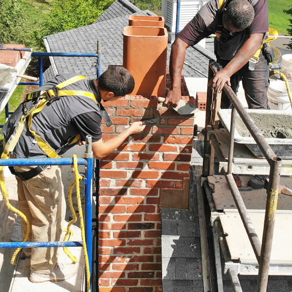Chimney Rebuild ing Services performed on home at Maple Ave in Hartford CT