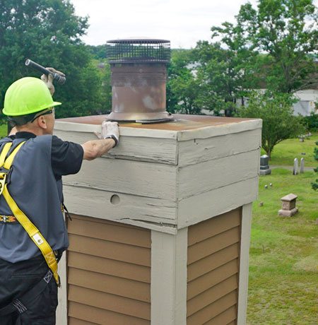 we replace chimney chase covers in Avon CT