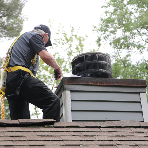 chimney chase top installation in Rocky Hill CT