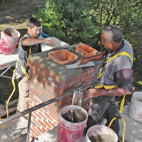 chimney crown rebulding