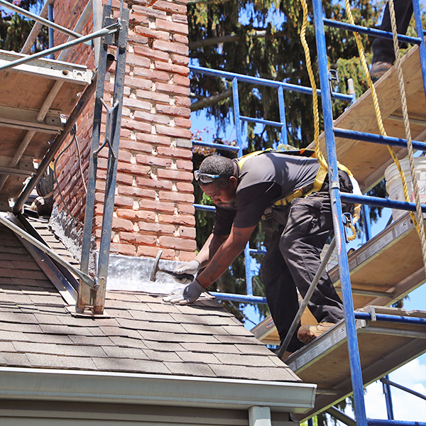 Chimney Flashing Repair in South Windsor CT
