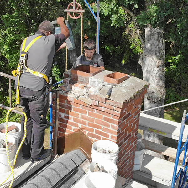 chimney crown damage, south windsor ct