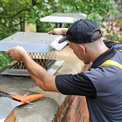 Repairing a Chimney Cap in Southington, CT 