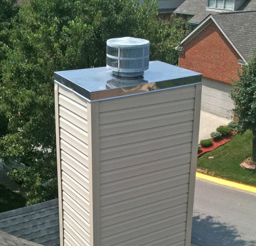 Chimney Chase Cover Installation South Windsor,CT