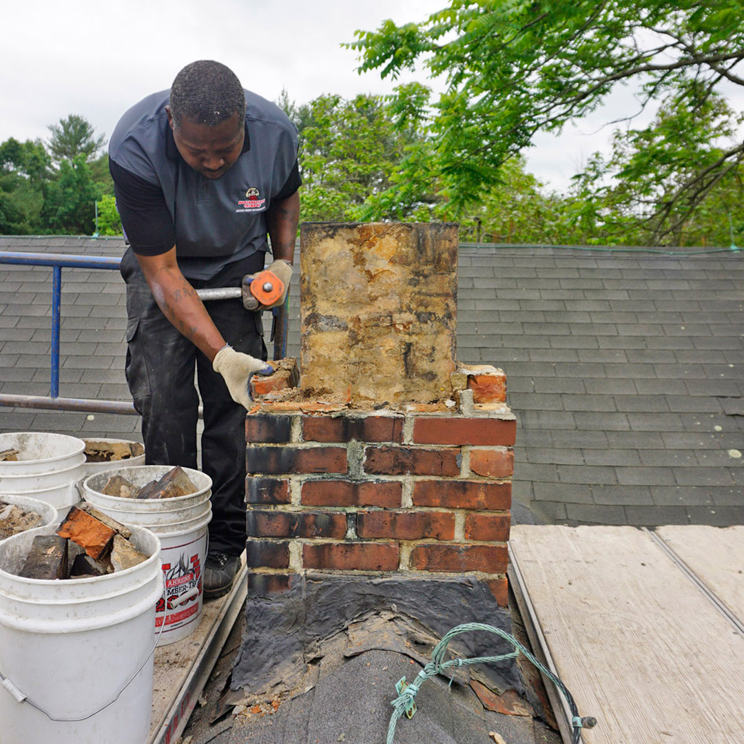 Chimney rebuilding in Bristol CT