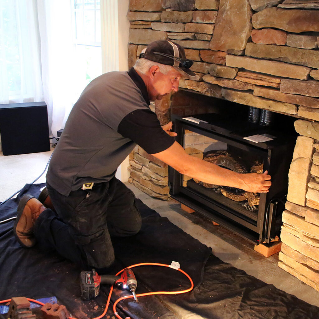 Fireplace insert in New Britain CT