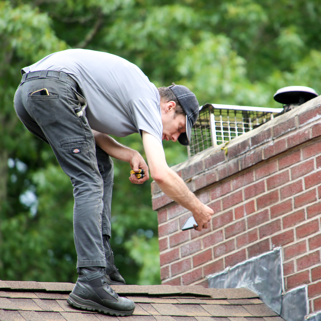 Chimney Flashing Repair in Farmington, CT