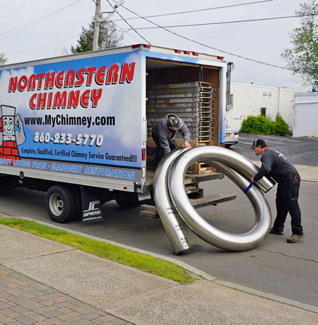 chimney liner replacement in Farmington, CT
