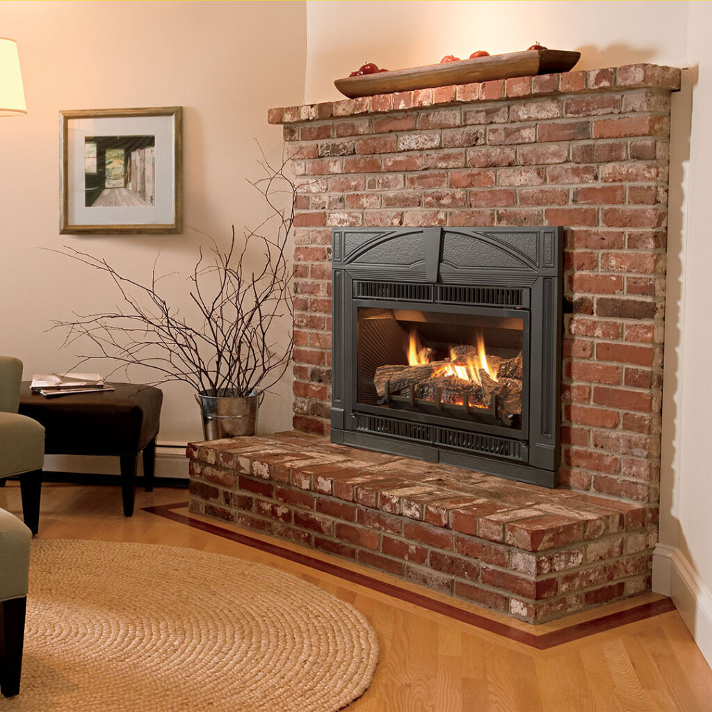 Fireplace inserts can improve heating efficiency by up to 70% compared to an open hearth in New Britain CT