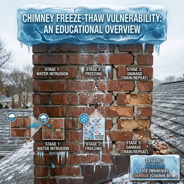 Freeze thaw cycle in ct
